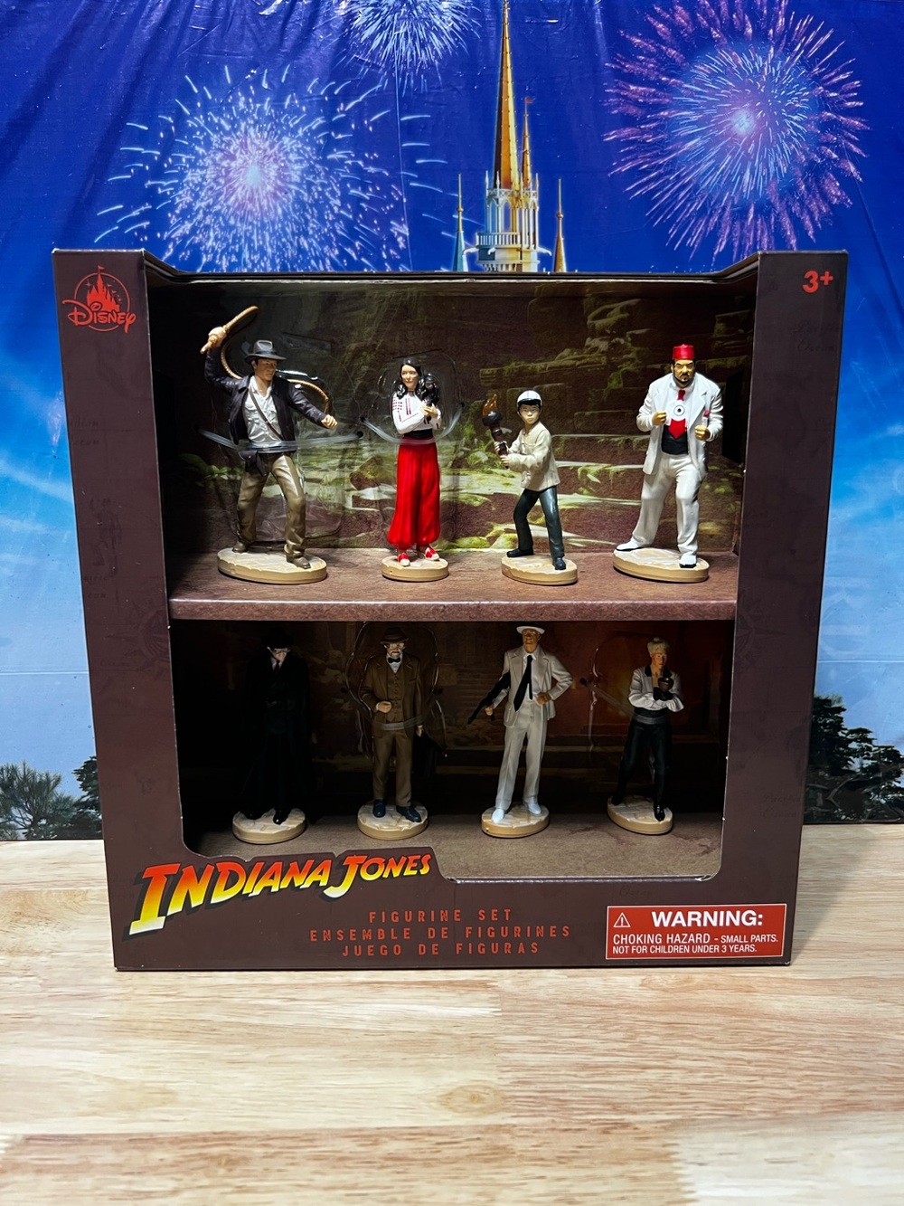 Disney Parks Indiana Jones Raiders Ark 8 pc Figure Figurine Play Set NEW
